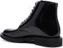 Saint Laurent lace-up leather ankle boots Black - Thumbnail 3