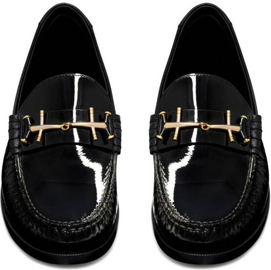 Saint Laurent Le Loafer leather loafers Black