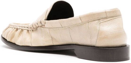 Saint Laurent Le Loafer leather shoes Neutrals