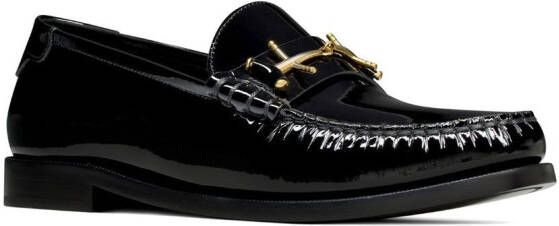 Saint Laurent Le Loafer patent leather loafers Black