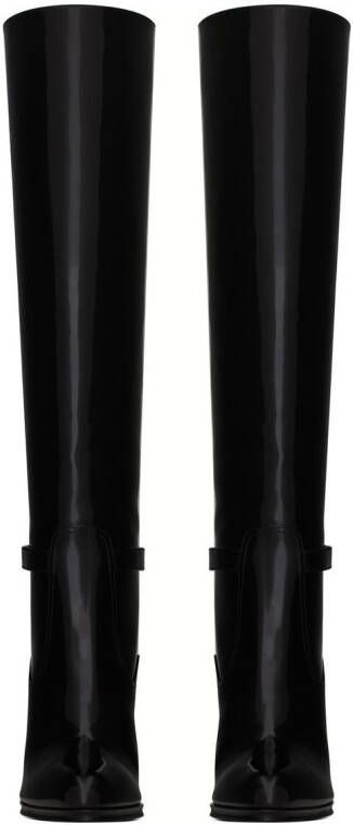 Saint Laurent Linda leather boots Black