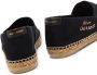 Saint Laurent logo-embroidered espadrilles Black - Thumbnail 2