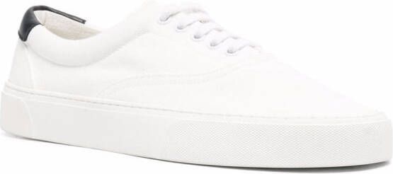 Saint Laurent lace-up canvas sneakers White