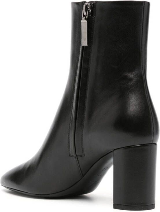 Saint Laurent Lou 70mm ankle boots Black