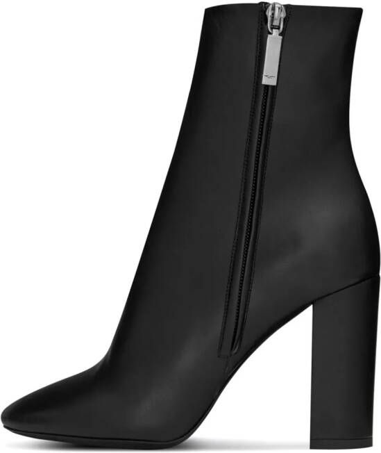 Saint Laurent Lou 95mm ankle boots Black