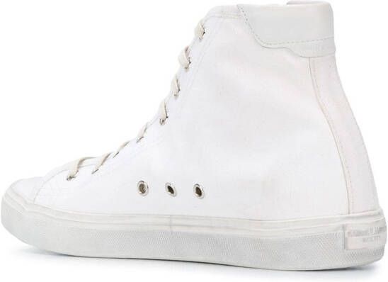 Saint Laurent Malibu high-top sneakers White