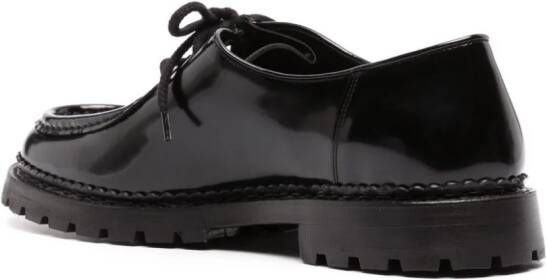 Saint Laurent Marbeuf panelled derby shoes Black