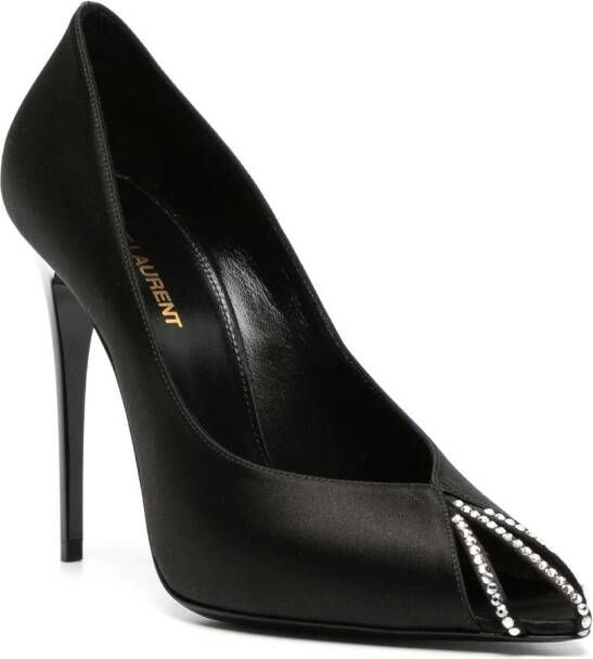 Saint Laurent Martinique 110mm satin pumps Black