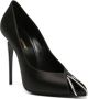 Saint Laurent Martinique 110mm satin pumps Black - Thumbnail 2