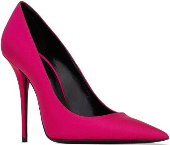 Saint Laurent Marylin 110mm satin pumps Pink