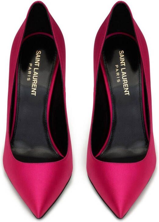 Saint Laurent Marylin 110mm satin pumps Pink