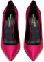 Saint Laurent Marylin 110mm satin pumps Pink - Thumbnail 3