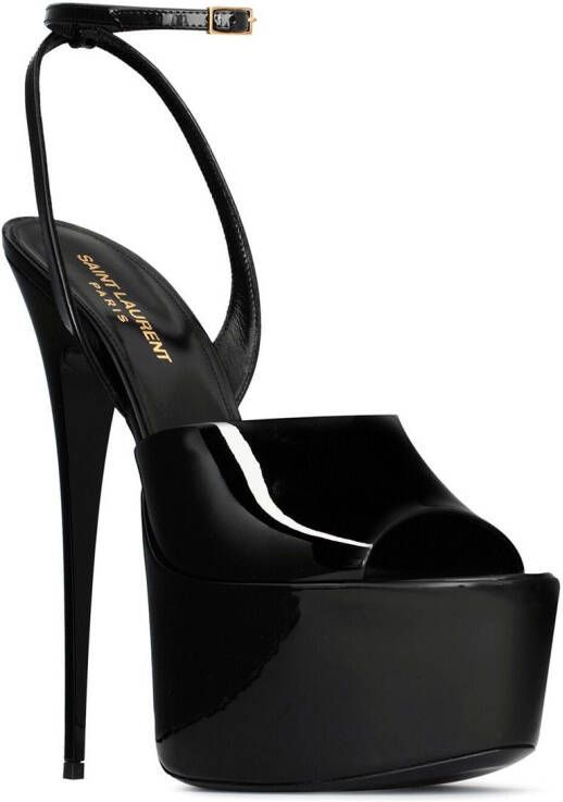 Saint Laurent Mexico 110mm platfom sandals Black