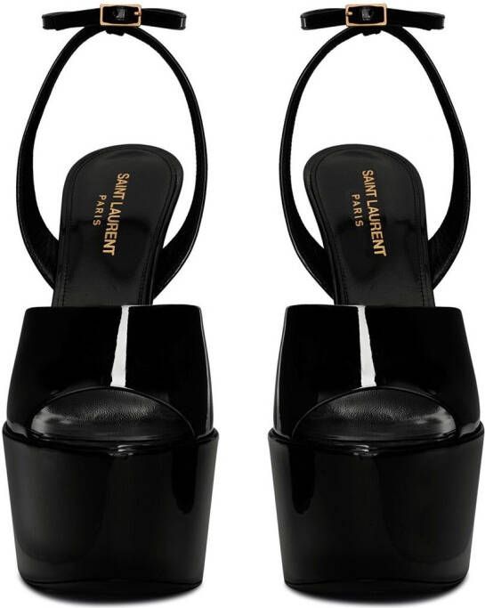 Saint Laurent Mexico 110mm platfom sandals Black