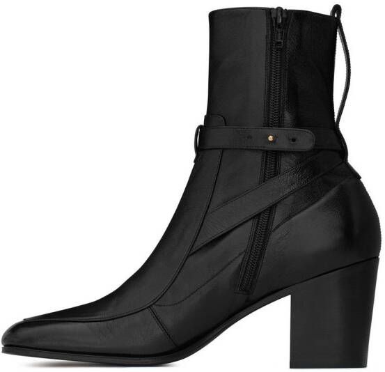 Saint Laurent Michelangelo 75 ankle boots Black