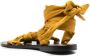 Saint Laurent Nolan knot-detail flat sandals Yellow - Thumbnail 3