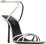 Saint Laurent Nuit 105mm high-heeled sandals Neutrals - Thumbnail 2