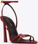 Saint Laurent Nuit 110 high-heeled sandals Red - Thumbnail 2