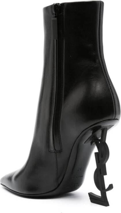 Saint Laurent Opium 110mm pointed-toe ankle boots Black