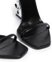 Saint Laurent Opyum 110mm leather sandals Black - Thumbnail 2