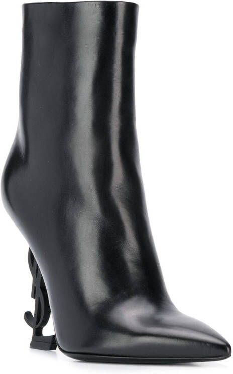 Saint Laurent Opyum 105mm ankle boots Black