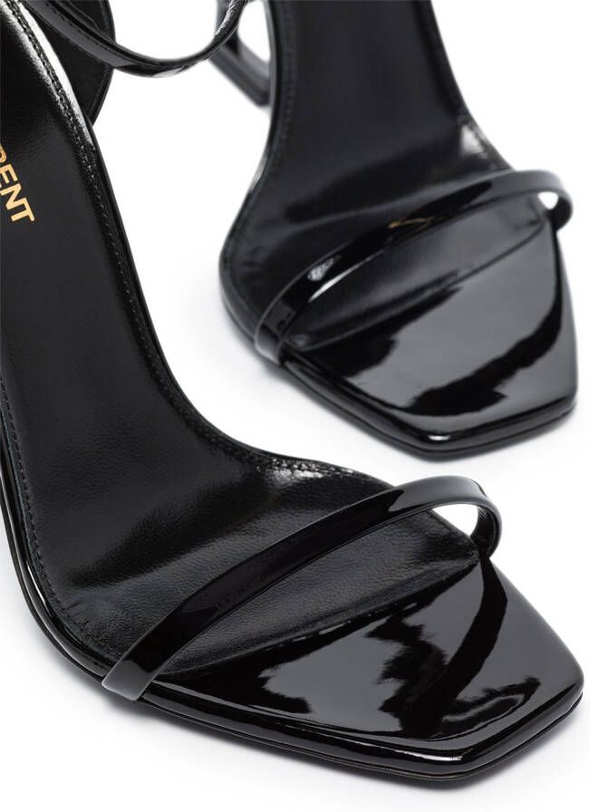 Saint Laurent Opyum 110mm sandals Black