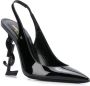 Saint Laurent Opyum 110mm slingback pumps Black - Thumbnail 2