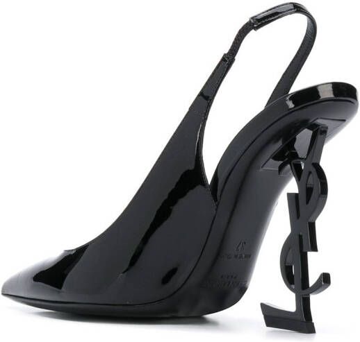 Saint Laurent Opyum 110mm slingback pumps Black