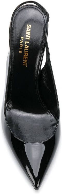 Saint Laurent Opyum 110mm slingback pumps Black