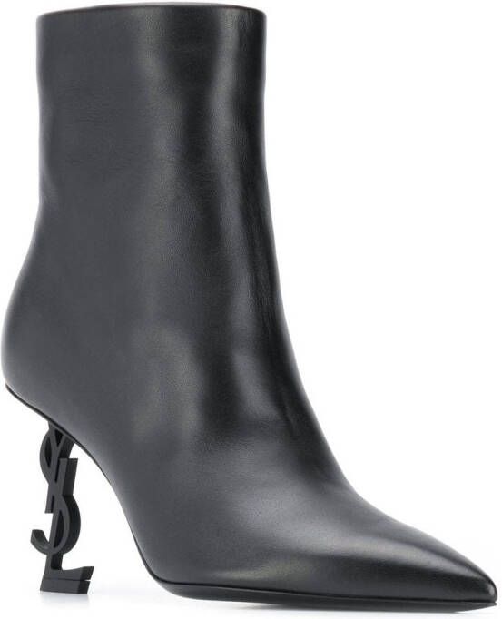 Saint Laurent Opyum 85 ankle boots Black