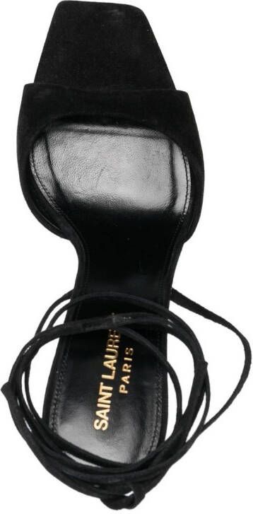 Saint Laurent Paz 105 leather sandals Black