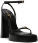 Saint Laurent Platz 105mm platform sandals Black - Thumbnail 2