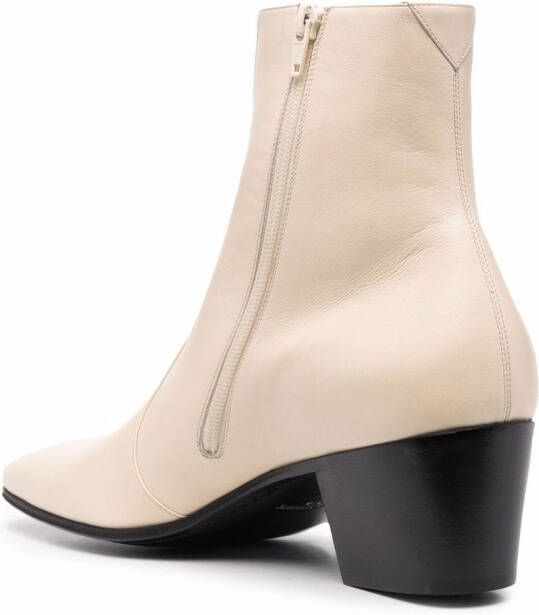 Saint Laurent pointed-toe boots Neutrals