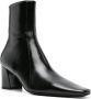 Saint Laurent pointed-toe panelled boots Black - Thumbnail 2