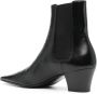 Saint Laurent Rainer 70mm leather boots Black - Thumbnail 3