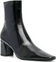 Saint Laurent Rainer 75mm leather boots Black - Thumbnail 2