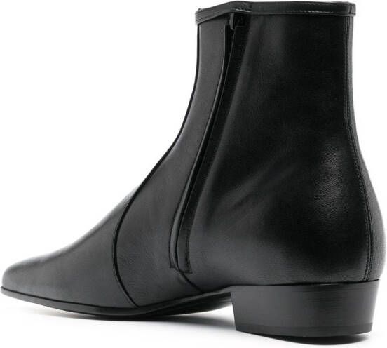 Saint Laurent Romeo calf-leather ankle boots Black