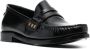 Saint Laurent Schuhe penny-slot leather loafers Black - Thumbnail 2