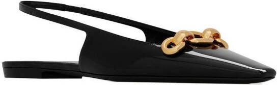 Saint Laurent Silvana 05 ballerina shoes Black