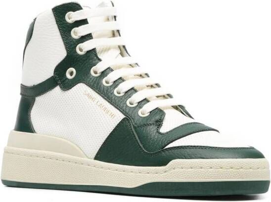 Saint Laurent SL 24 high-top sneakers Green