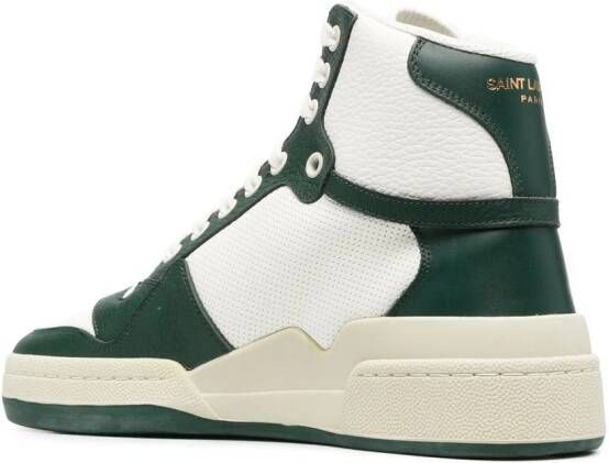 Saint Laurent SL 24 high-top sneakers Green