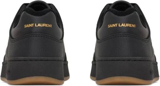 Saint Laurent SL 61 lace-up leather sneakers Black