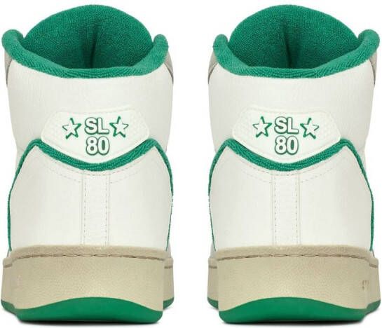 Saint Laurent SL 80 leather sneakers White