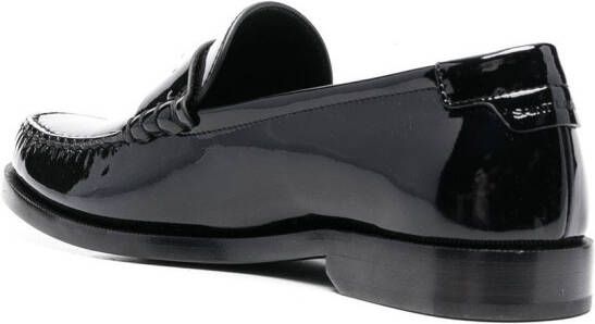 Saint Laurent slip-on loafers Black
