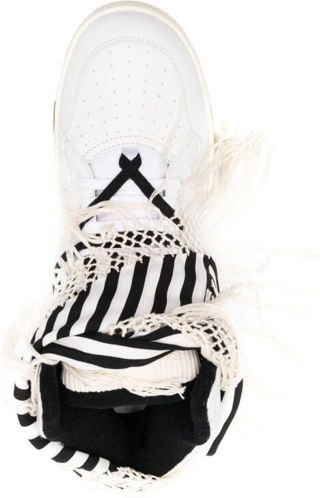 Saint Laurent Smith bandana-detail high-top sneakers White