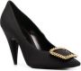 Saint Laurent St Sulpice 95mm pumps Black - Thumbnail 2