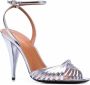 Saint Laurent 100mm Tina sandals Purple - Thumbnail 2