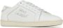 Saint Laurent studded low-top leather sneakers White - Thumbnail 2