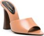 Saint Laurent Suite 105mm leather mules Neutrals - Thumbnail 2