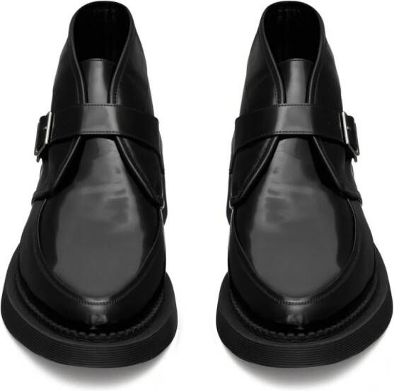 Saint Laurent Teddy monk-strap ankle boots Black